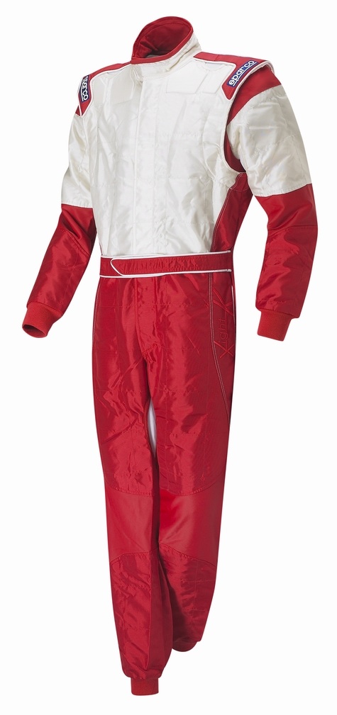 Sparco X-Light Race Suit - Red / Silver Sparco X-Light Race Suit - Red / Silver