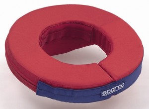 Sparco Deluxe Nomex Neck Brace - Red