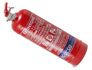 Sparco Hand Held 2 Kg Fire Extinguisher