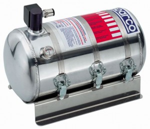 Sparco Fire Extinguisher - Alloy / Electric
